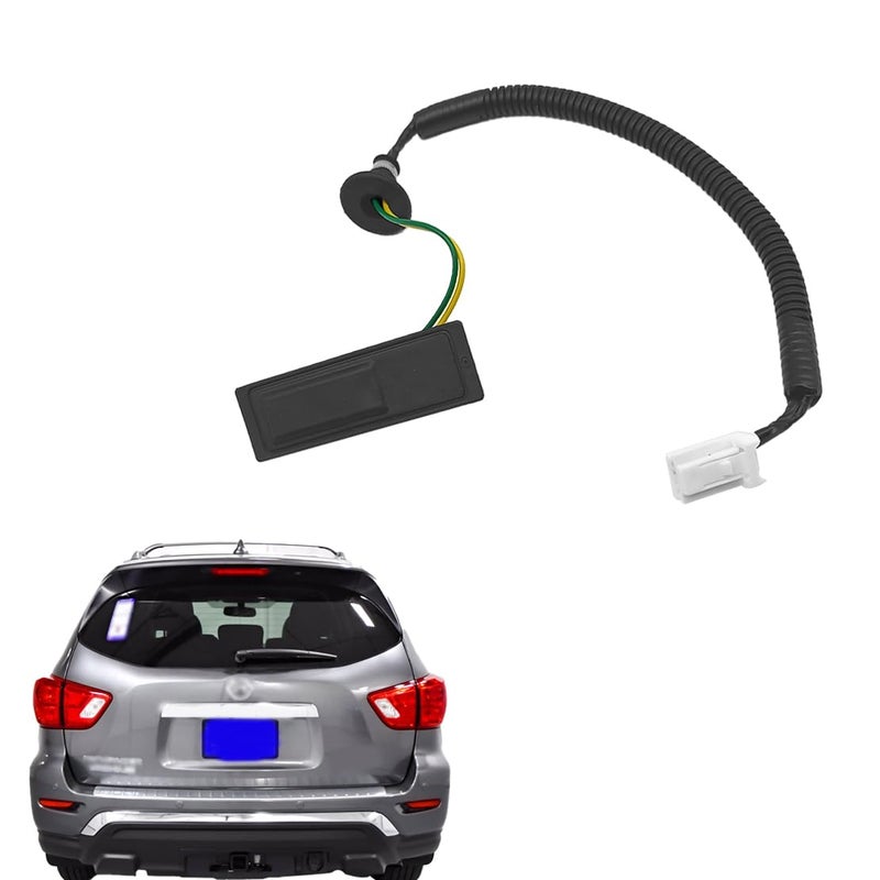 NOTISH Rear Liftgate Trunk Open Release Switch Compatible with Nissan Pathfinder 2013-2020  Hatch Button Trunk Latch Tailgate Lid Switch 253803JA0B - Image 1